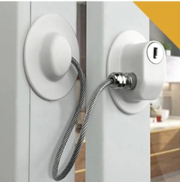 Refrigerator Lock Child Lock Sliding Door Lock - Image 4